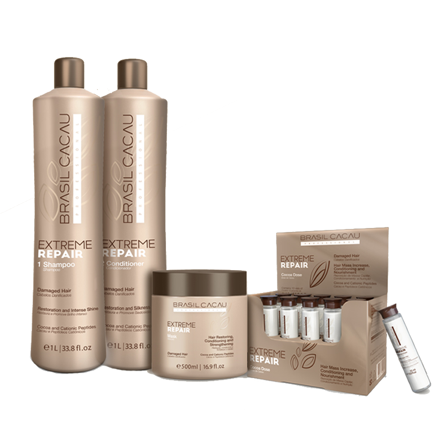BRASIL CACAU EXTREME REPAIR CADIVEAU การรักษา  การดูแลเส้นผม